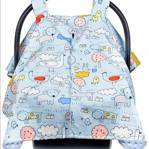 Baby car seat canopy